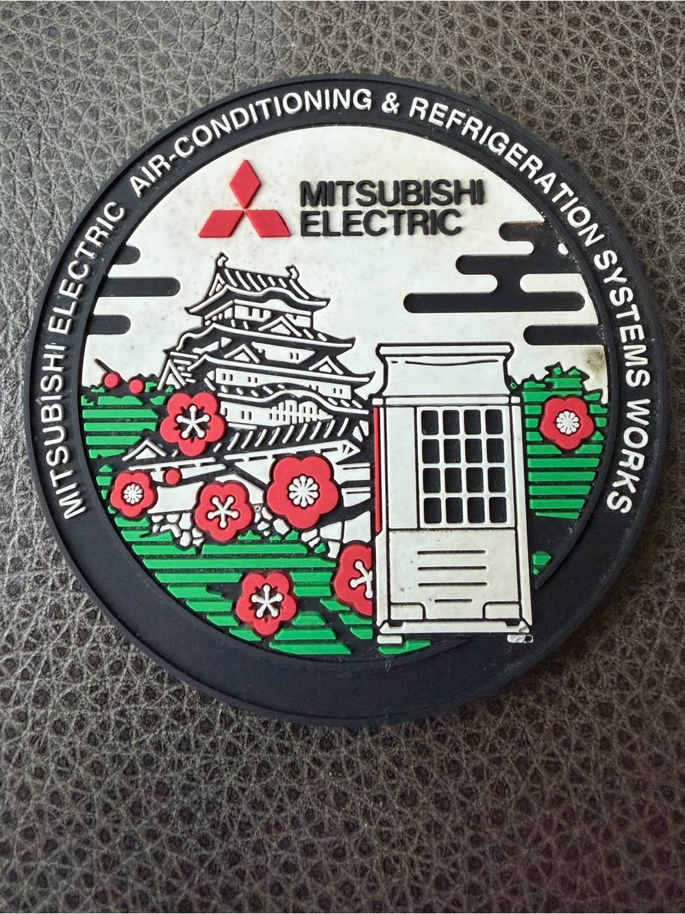 Mitsubishi Rubber Emblem Japanese Scenery